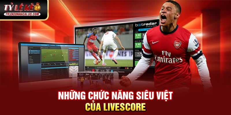 Livescore 62 Những chức năng siêu việt của Livescore